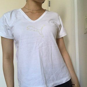 puma white tshirt
